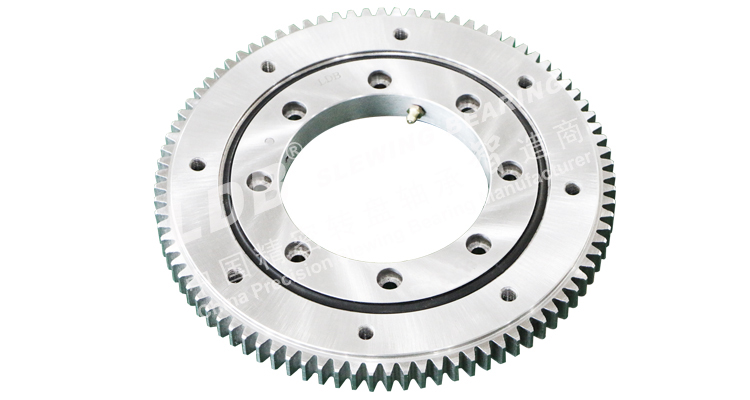 四點(diǎn)接觸球外齒轉(zhuǎn)盤(pán)軸承(回轉(zhuǎn)支承) 四點(diǎn)接觸球外齒轉(zhuǎn)盤(pán)軸承(回轉(zhuǎn)支承)