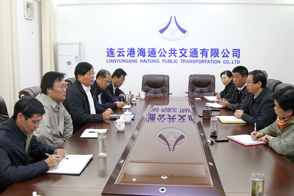 集團領導到海通公交公司調研工作